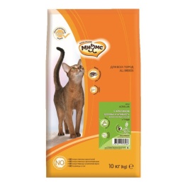 Мнямс Active Life сухой корм для взрослых кошек с кроликом - 10 кг