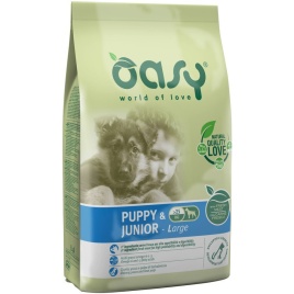 Oasy Dry Dog Puppy & Junior Large сухой корм для щенков крупных пород с курицей - 3 кг