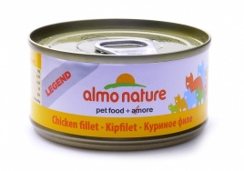 Almo Nature Legend Adult Cat Chicken Fillet консервированный корм с цельными кусочками куриного филе в бульоне для взрослых кошек - 70 г