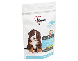 1st Choice Puppy для щенков средних и крупных пород с курицей - 350 гр