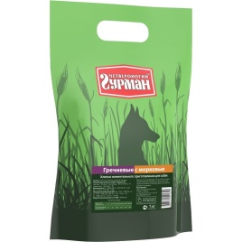 Каша для собак Четвероногий гурман гречка с морковью - 1 кг