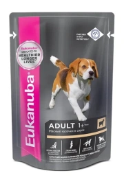 Влажный корм Eukanuba Adult для взрослых собак с ягненком, 0.1 кг