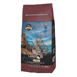 Landor сухой корм для кошек с рыбой и рисом - 400 г