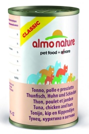 Almo Nature Classic Adult Cat Tuna&Chicken&Ham - 140 г
