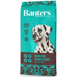 Сухой корм Banters Sensitive для взрослых собак с чувствительным пищеварением с лососем и картофелем - 3 кг