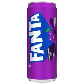 Напиток безалкогольный газированный "Фанта" со вкусом винограда", 0,33л