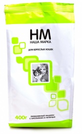 Наша Марка корм для кошек с кроликом и печенью 15 кг