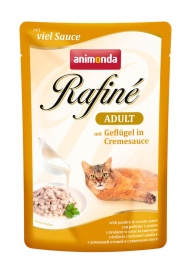 Animonda Паучи Rafine Soupe Adult с домашней птицей в сливочном соусе для взрослых кошек 100 г