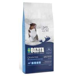 Bozita Grain Free Reindeer 30/20 сухой корм беззерновой для взрослых собак c нормальным и повышенным уровнем активности с оленем - 12,5 кг