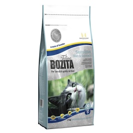 Bozita Sensitive Diet & Stomach сухой корм для взрослых кошек с чувствительным пищеварением, избыточным весом и низким уровнем активности с курицей - 2 кг
