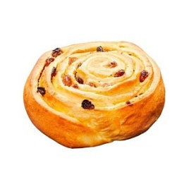 Булочка сдобная с изюмом 100г
