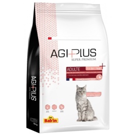 Babin Agi Plus adulte saumon сухой корм для кошек и котов с лососем 2 кг