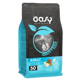 Oasy Dry Dog Grain Free Adult Small сухой беззерновой корм для взрослых собак мелких пород с рыбой - 2,5 кг