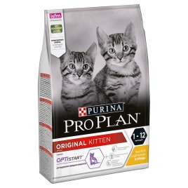 Сухой корм Purina Pro Plan для котят от 1 до 12 месяцев с курицей - 3 кг