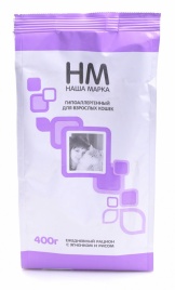 Наша Марка гипоаллергенный корм для взрослых кошек с ягнёнком и рисом 15 кг