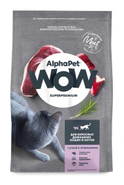 Сухой корм ALPHAPET Superpremium Chicken для взрослых кошек и котов, с курицей, 1,5 кг