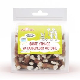 Dog Fest Филе утиное на кальциевой косточке для собак 500 г