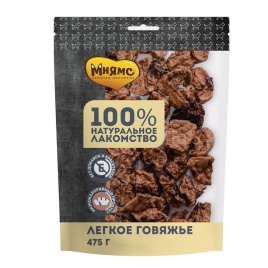 Мнямс лакомство для собак легкое говяжье 475 г