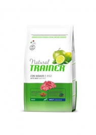 Trainer Natural Maxi Adult для взрослых собак крупных пород с говядиной и рисом 3 кг