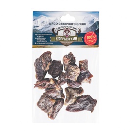 Лакомство Погрызухин для собак мясо оленя сушеное - 70 г