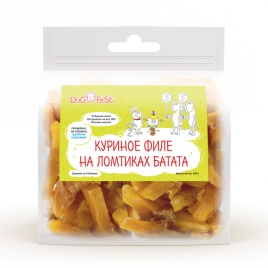 Dog Fest Куриное филе на ломтиках батата для собак 500 г