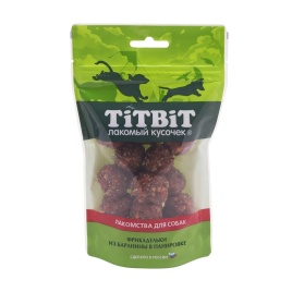 TiTBiT Колбаса Деревенская для собак, золотая коллекция - 80 г