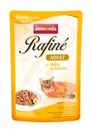 Animonda Паучи Rafine Soupe Adult с курицей в яичном пудинге для взрослых кошек 100 г