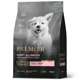 Сухой корм Premier Dog Puppy Turkey для щенков всех пород, с индейкой, 3 кг