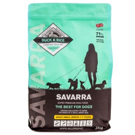 Savarra Adult Dog Small Breed Сухой корм для взрослых собак мелких пород с уткой и рисом - 3 кг