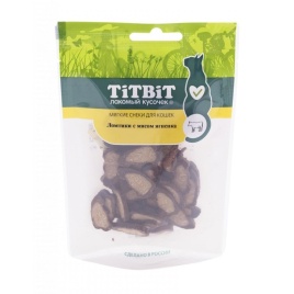 TiTBiT Ломтики с мясом ягненка для кошек - 40 г