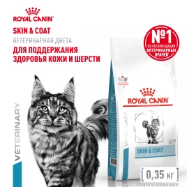 Сухой корм Royal Canin Skin & Coat для кошек, 350 г