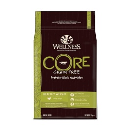 Беззерновой cухой корм Wellness Core Healthy Weight для собак для поддержания идеального веса с индейкой - 10 кг