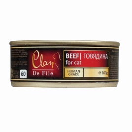Консервы Clan De File для кошек с говядиной - 100 г