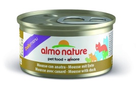 Almo Nature Daily Menu Adult Cat Mousse Duck консервы нежный мусс для взрослых кошек меню с уткой - 85 г