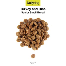 Сухой корм Dailydog Senior Small Breed Turkey and Rice для пожилых собак мелких пород с индейкой и рисом 1.5 кг