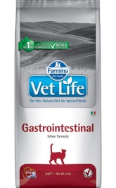 Farmina Vet Life Cat Gastrointestinal ветеринарный диетический сухой корм для взрослых кошек с воспалительными заболеваниями ЖКТ - 10 кг