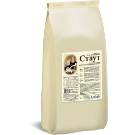 Стаут сухой корм для взрослых кошек всех пород для профилактики МКБ с мясом и злаками - 15 кг