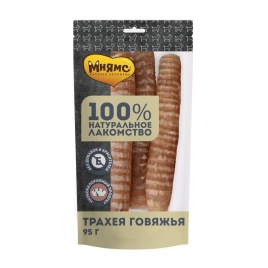 Мнямс лакомство для собак трахея говяжья 95 г
