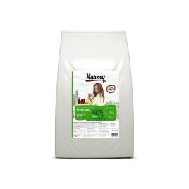 Сухой корм Karmy Sterilized для стерилизованных кошек с лососем 10 кг