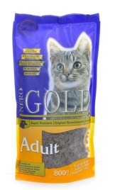 Nero gold cat adult chicken 32/18 корм для кошек с курицей 800 гр