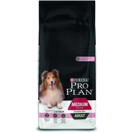 Сухой корм Purina Pro Plan Medium Adult Sensitive Skin для собак средних пород, лосось и рис, 18 кг