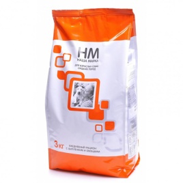 Наша Марка корм для собак средних пород с цыпленком и овощами 15 кг