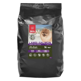 Сухой беззерновой корм Blitz Adult для взрослых собак с ягненком и лососем - 12 кг