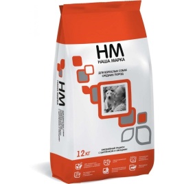 Наша Марка сухой корм для взрослых собак средних пород с цыплёнком и овощами 12 кг
