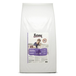 Сухой корм Karmy Sarter для щенков с момента отъема до 4 месяцев, беременных и кормящик сук с индейкой 2 кг