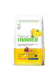 Trainer Natural Small and Toy для взрослых собак мелких и миниатюрных пород с сыровяленой ветчиной и рисом 800 гр