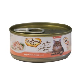 Мнямс консервы Курица с лососем в нежном желе для кошек - 70 г