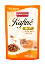 Animonda Паучи Rafine Soupe Adult с курицей, уткой и пастой для взрослых кошек 100 г