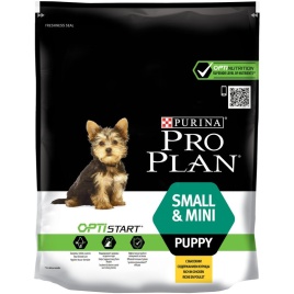 Cухой корм Purina Pro Plan Small & Mini Puppy для щенков мелких и карликовых пород с курицей и рисом - 700 г