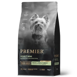 Сухой корм Premier Dog Adult Mini Lamb & Turkey для собак мелких пород, с ягненком и индейкой, 1 кг
